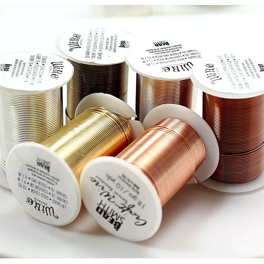 Lacquered Tarnish Resistant Craft Wire Beadsmith 3 Colors 7 Gauges Free Shipping