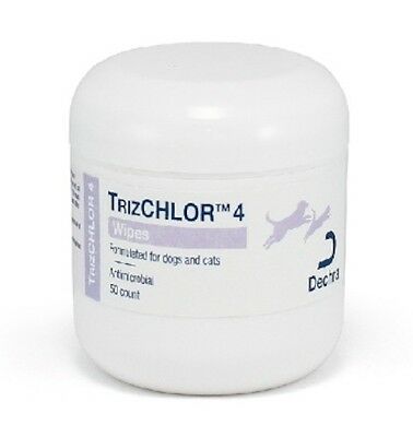 Dechra Trizchlor 4 Wipes 50ct