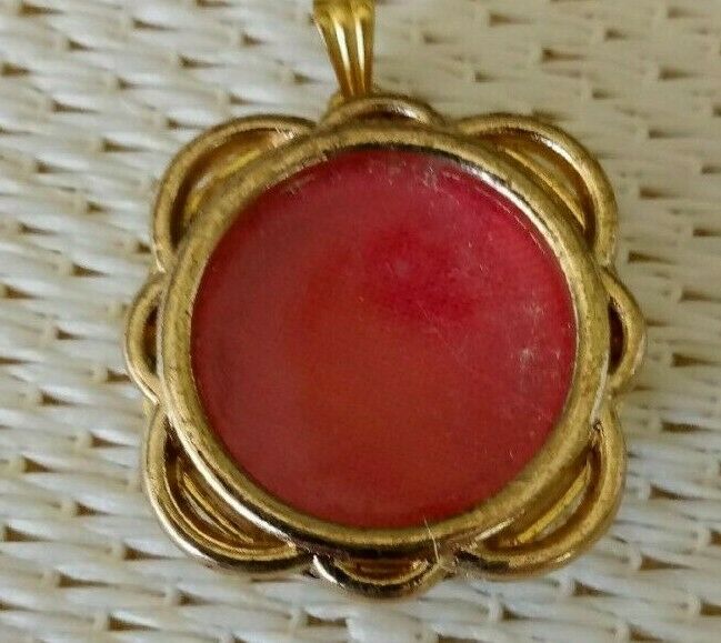 New Goldplated Relic Theca, Reliquary Theca With Crystal Window Roman Import
